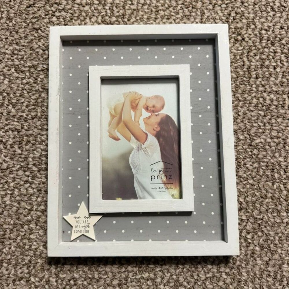 Le Petit Prinz "You Are My Wish Come True" Baby Picture Frame 4x6
